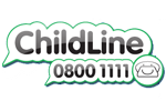 Logo and link to ChildLine